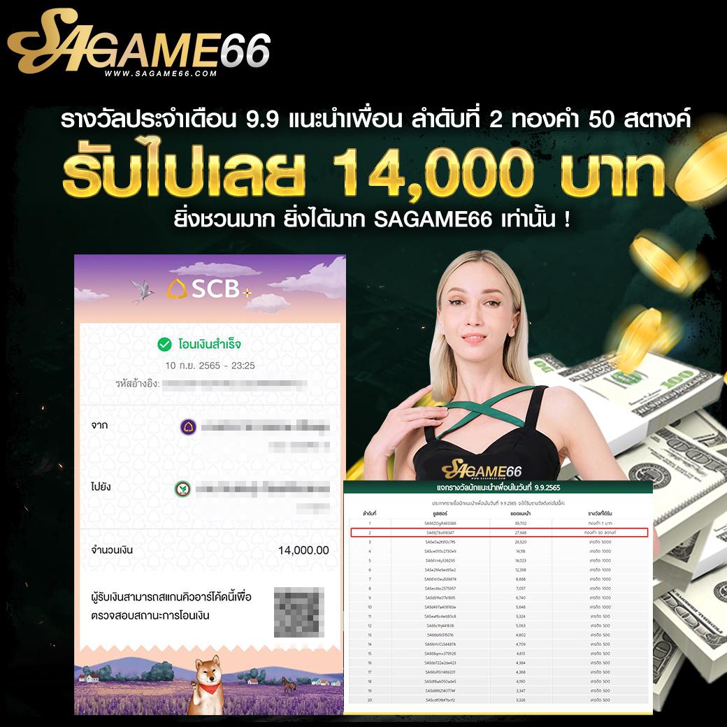 ลองเล่นเกมสล็อต สนุกสุดมันส์ พร้อมโปรโมชั่นใหม่ล่าสุด 2023